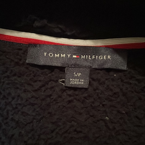 Tommy Hilfiger womens 1/4 zip sweater. Navy blue. Small - Picture 2 of 3